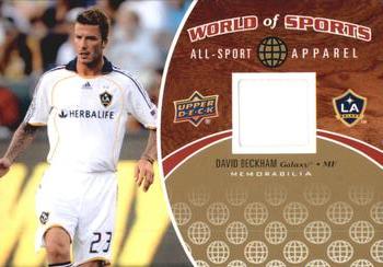 2010 Upper Deck World of Sports - All-Sport Apparel Memorabilia #ASA-25 David Beckham Front