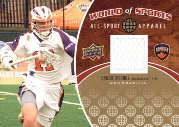 2010 Upper Deck World of Sports - All-Sport Apparel Memorabilia #ASA-43 Brodie Merrill Front