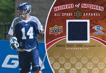 2010 Upper Deck World of Sports - All-Sport Apparel Memorabilia #ASA-57 Andrew Combs Front