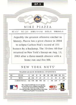 2004 National Trading Card Day #DP-3 Mike Piazza Back
