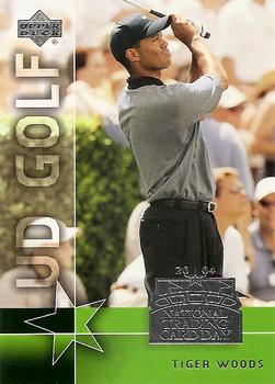 2004 National Trading Card Day #UD-14 Tiger Woods Front