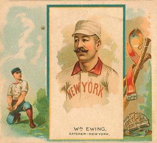 1888 Allen & Ginter World's Champions (N43) #NNO Buck Ewing Front