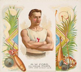 1888 Allen & Ginter World's Champions (N43) #NNO M.W. Ford Front