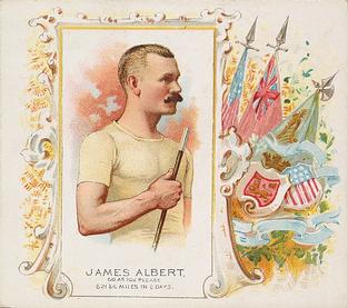 1888 Allen & Ginter World's Champions (N43) #NNO James Albert Front