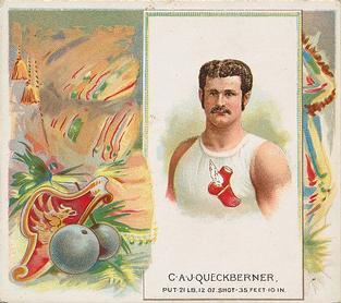 1888 Allen & Ginter World's Champions (N43) #NNO C.A.J. Queckberner Front