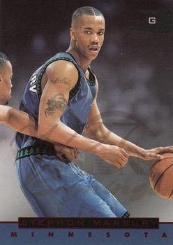 1997 Score Board Visions Signings #17 Stephon Marbury Front