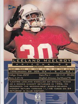 1997 Score Board Visions Signings #47 Leeland McElroy Back
