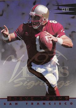 1997 Score Board Visions Signings #4 Steve Young Front