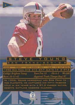 1997 Score Board Visions Signings #4 Steve Young Back