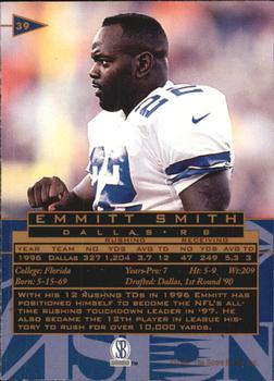 1997 Score Board Visions Signings #39 Emmitt Smith Back