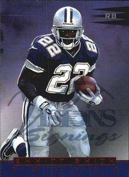 1997 Score Board Visions Signings #39 Emmitt Smith Front