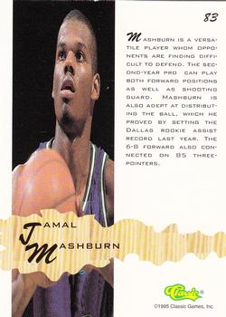 1994-95 Classic Assets #83 Jamal Mashburn Back
