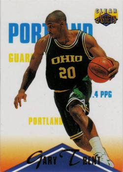 1996 Classic Clear Assets #14 Gary Trent Front