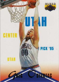 1996 Classic Clear Assets #24 Greg Ostertag Front