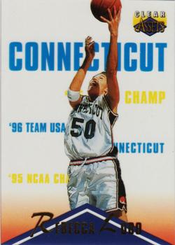 1996 Classic Clear Assets #28 Rebecca Lobo Front