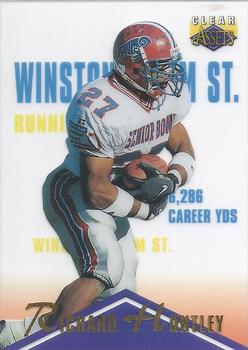 1996 Classic Clear Assets #46 Richard Huntley Front