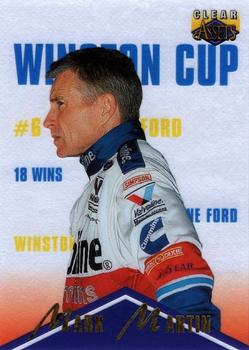 1996 Classic Clear Assets #66 Mark Martin Front