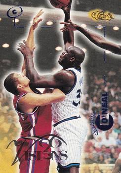 1996 Classic Visions #1 Shaquille O'Neal Front