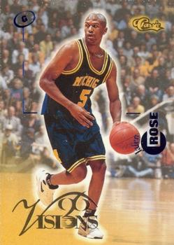 1996 Classic Visions #18 Jalen Rose Front