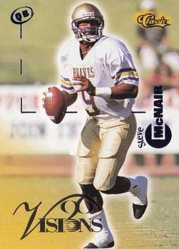 1996 Classic Visions #49 Steve McNair Front