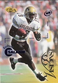 1996 Classic Visions #58 Rashaan Salaam Front