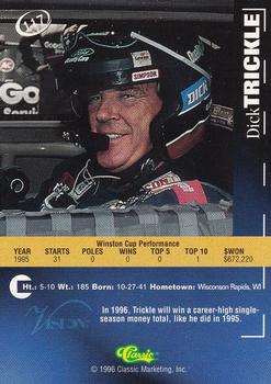 1996 Classic Visions #117 Dick Trickle Back