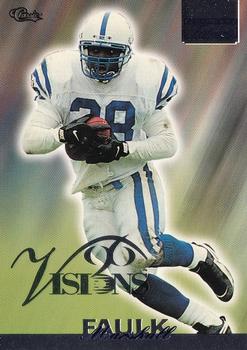 1996 Classic Visions #129 Marshall Faulk Front