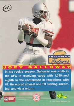 1996 Classic Visions #141 Joey Galloway Back