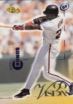1996 Classic Visions #95 Barry Bonds Front