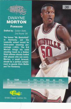1995 Classic Images Four Sport #36 Dwayne Morton Back