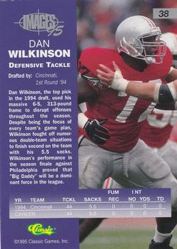 1995 Classic Images Four Sport #38 Dan Wilkinson Back