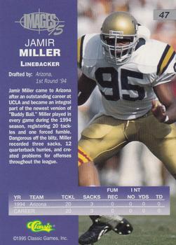 1995 Classic Images Four Sport #47 Jamir Miller Back