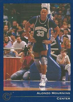 1992-93 Classic C3 #8 Alonzo Mourning Front
