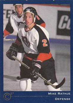 1992-93 Classic C3 #22 Mike Rathje Front