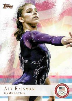 2012 Topps U.S. Olympic Team & Hopefuls #15 Aly Raisman Front