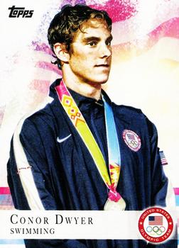 2012 Topps U.S. Olympic Team & Hopefuls #28 Conor Dwyer Front