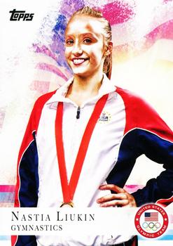 2012 Topps U.S. Olympic Team & Hopefuls #43 Nastia Liukin Front
