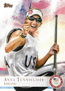 2012 Topps U.S. Olympic Team & Hopefuls #58 Anna Tunnicliffe Front