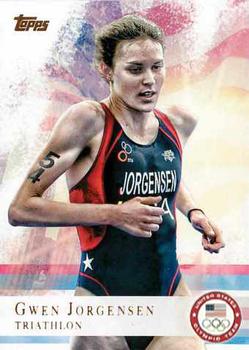 2012 Topps U.S. Olympic Team & Hopefuls #68 Gwen Jorgensen Front