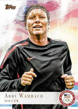 2012 Topps U.S. Olympic Team & Hopefuls #93 Abby Wambach Front