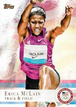 2012 Topps U.S. Olympic Team & Hopefuls #95 Erica McLain Front