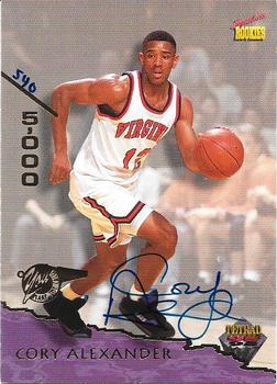 1995 Signature Rookies Tetrad - Autographs #22 Cory Alexander Front