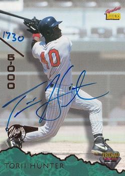 1995 Signature Rookies Tetrad - Autographs #50 Torii Hunter Front