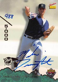 1995 Signature Rookies Tetrad - Autographs #73 Mike Drumright Front