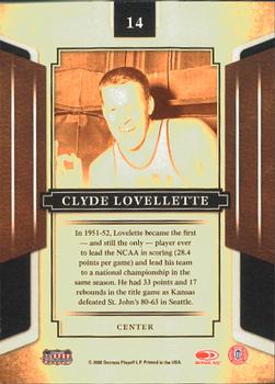2008 Donruss Sports Legends #14 Clyde Lovellette Back