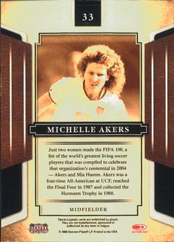 2008 Donruss Sports Legends #33 Michelle Akers Back