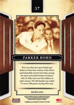 2008 Donruss Sports Legends #37 Parker Bohn III Back