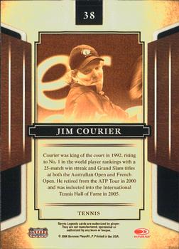 2008 Donruss Sports Legends #38 Jim Courier Back