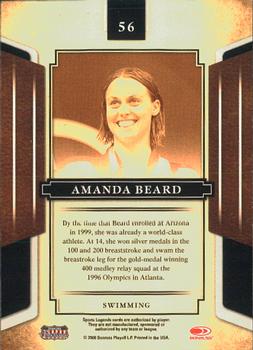 2008 Donruss Sports Legends #56 Amanda Beard Back