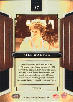 2008 Donruss Sports Legends #87 Bill Walton Back